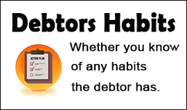 Debtors Known Habits in Plymouth